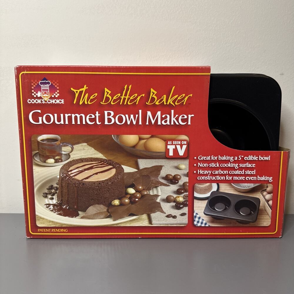 Gourmet 5" Edible Bowl Maker Steel The Better Baker by Cooks Choice